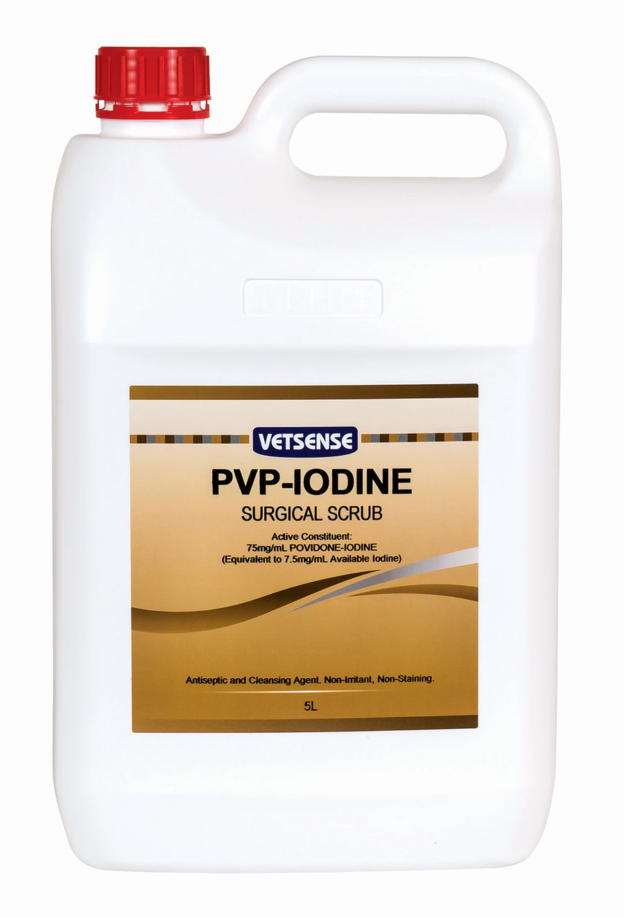 Vetsense PVP-Iodine Surgical Scrub 5L